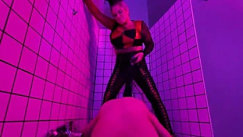 Dirty Slave Boy Obedient In Shower With Domina Dark & EdgesOfReality - Extreme Femdom Humiliation