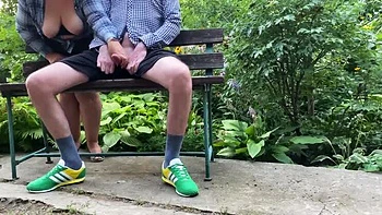 Mature Ukrainian Cougar with Saggy Tits Makes Me Cum Outdoor