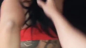 On All Fours With My Richly Tattooed Ass Latina Wife