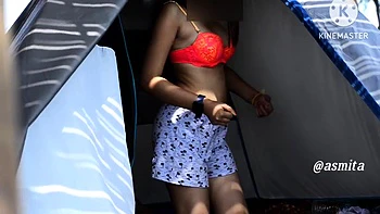 Indian Hotwife Asmita Sexy Naked Outdoor Dare