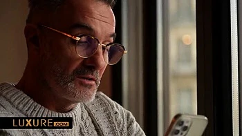 Busty Blonde MILF Threesome with Kristof Cale and Tommy Cabrio - Victoria Nova in Lingerie and Stockings