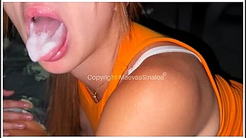 Maevaa Sinaloa - Stranger Challenge - Uber Blowjob - I Swallow The Cum Of 3 Strangers