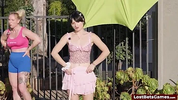 Wild Game Show Challenge with Evie Christian, Talulah Mae, Daisy Fox - Big Tits, Brunette, Teen Threesome Pressure