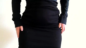 Secretary No Panties Skirt Teasing Fingering Pussy Close Up