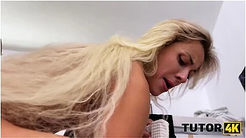 Moon Imp, Arty Cheys And Isabel Rose In Slutty Tutor With Natural Tits Is Enjoying 2 Hard Cocks During The Lesson