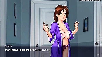 First Sex With Stepmom. Virgin Stepson Creampies Her Pussy - Summertime Saga V21.0.0 - #65