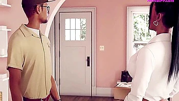 The Special Delivery: When A Routine Package Turned Into An Unexpected Connection - She Want Just To Fuck With Car Toon