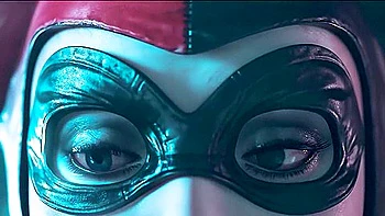 Sucks And Fucks Batman - Car Toon And Harley Quinn