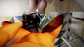 Robot Girl Standing Throat Fucking - Anime Hentai