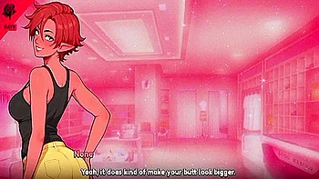 Naughty Student 18+ Azazel Blows Her Professor At The Mall! With Car Toon