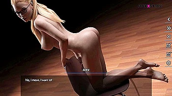 3d Animated And Des Ires In Dreams Of Desire - Alex Fucking Abys Ass In Doggy Position Then She Raids His Dick