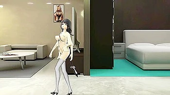 Shogun Raiden Dancing Tomboy Song Hentai Genshin Impact Mmd 3d Girl Half Naked Black Hair Color Edit Smixix