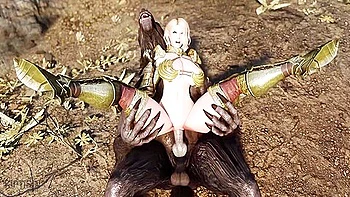 Elf Slut Warrior Was Fucked By A Big Werewolf 2