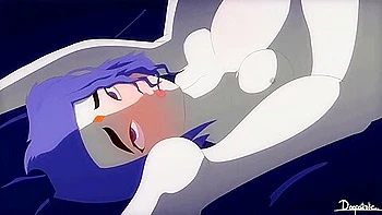 Raven And Beast Boy [interpolation 60fps] (deepstroke)