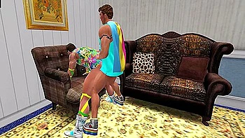 Luck Goes To The Barber To Get His Look Done. Petter Gets Horny When He Sees Lucks New Body