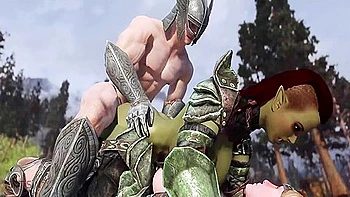 Orc And Nord Warrior Girls Were Fucked By Dragonborn Big Cock 1