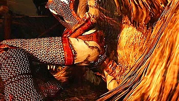 Khajiiti teen 18+ Takes A Massive Throbbing Troll Cock Up Her Ass