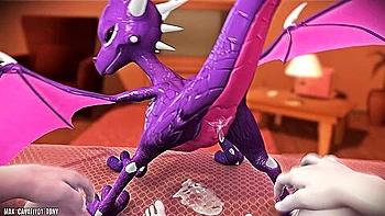 Cynder Gets A Human Creampie