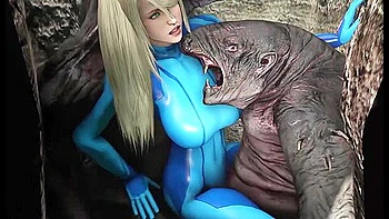 Samus Monster Threesome 3