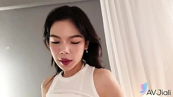 Mia Chinese Teen with Big Tits Moaning During Sex