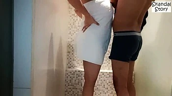 Skandal Story Asian Teen Blowbang in Shower After Hot Fucking