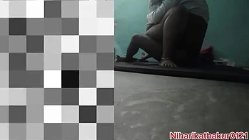 Indian House Owner Fucks Paying Guest - Creampie Missionary with Big Tits and Hindi Audio