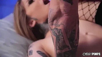 Derrick Pierce And Vanessa Vega In Tattooed Latina Alt Babe Vanessa Strips Her Fishnets And Gets Fucked Hardcore By Derrick