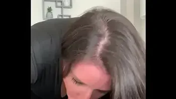 Sexy wife gives blowjob