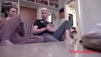 Real cuckold!!!!!  in front of her husband