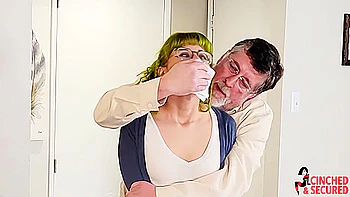 Cinched & Secured - Lilith Hogtied Nude