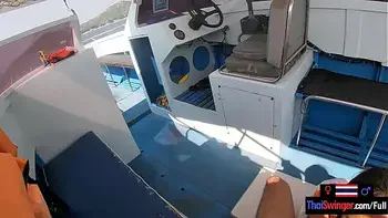 Rented a boat for a day and had sex on it with his Asian teen girlfriend