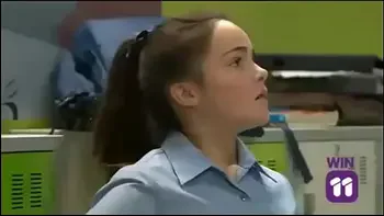 Stole clothes from sexy teacher in school shower room. Robbed naked. ENF