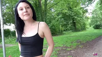 GERMAN SCOUT - ERSTE ANAL SEX FUR ZARTE STUDENTIN AUS OBERHAUSEN BEI ONLINE DATE