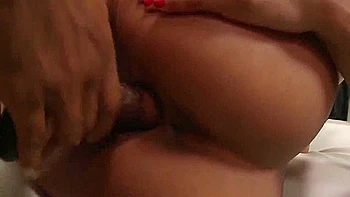 Ebony Beauty Gets Fucked By A Big