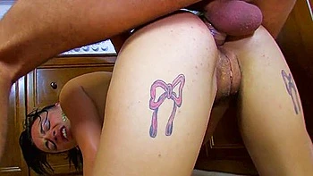 Bikini Babe With Hard Nipples Gets Good Sex In Kitchen