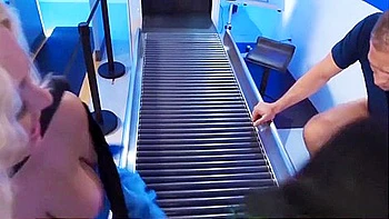 The Dan Dangler, Mick Blue And Xwife Karen In Airport Security Leaves No Cock Unsucked 2