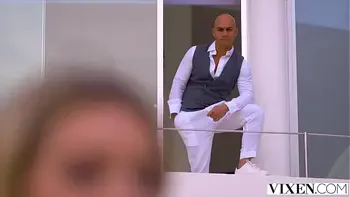 VIXEN Gorgeous Freya seduces her crush with hot outdoor sex