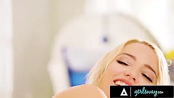 Hot Blondes Have Erotic Massage