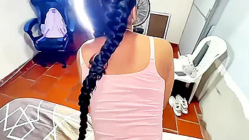 My Stepsister-in-law Gives Me A Massage And It Ends In Sex - 18 Years Old 18 Min