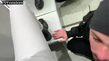 Public Femdom Worship Goddess Kira  in Jeans Petite Princesses FemDom