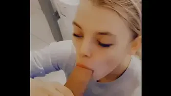 Sucking BBC of Walmart Manager in Bathroom of Walmart on my Break because I was Late