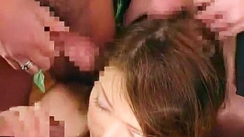 Hottest Japanese model in Crazy Facial, Group Sex JAV video
