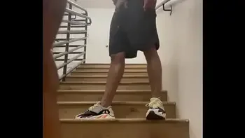 Almost got caught fucking in a stairwell