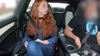 Wild Girl! Butt Plugged Ginger Rose Milks A Dick Like A Pro!