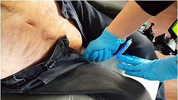 Nurse Puts Cripple Dick In Urinal To Pee