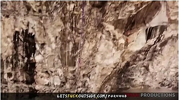 Lane Sisters In Outdoor Threesome With Bungee Instructor