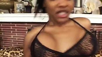 Adina Jewel In White Boy Bends Black Whore Over And Drills Her From The Rear