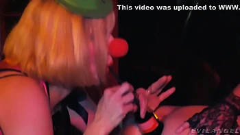 Nymphomaniacs Go Wild Fisting And Squirting At The Club!