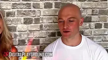 (Aidra Fox) Shakes Her Round Booty During Workout (Zac Wild) Cant Resist - DigitalPlayground