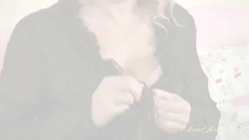 Isabella masturbates and gets off.